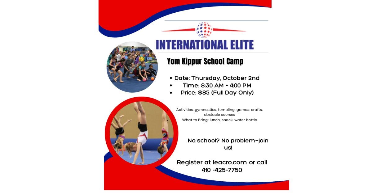 School's Out Camp - Yom Kippur